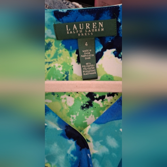 Lauren ralph lauren floral dress size 4 - Picture 3 of 8